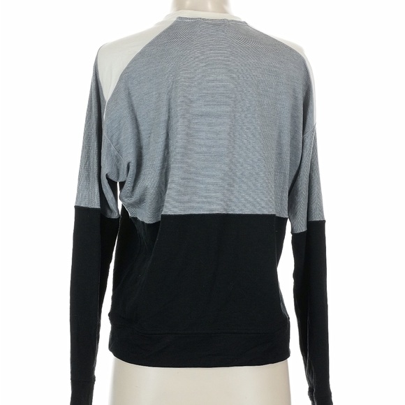 Icebreaker Merino Cool-Lite Top in Gray and Cream Size XS - Picture 4 of 7